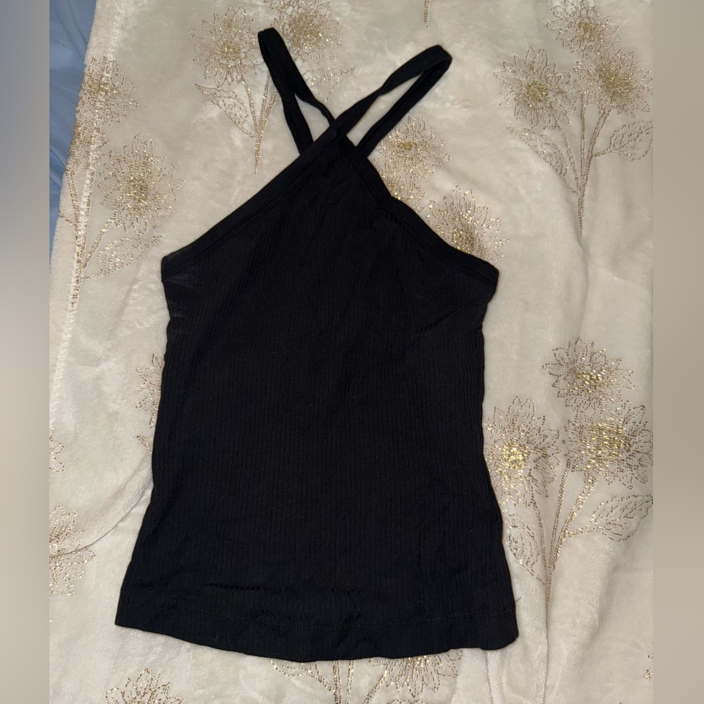 Old Navy Black Halter Tank Top
